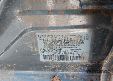 2023 Nissan Sentra Sv Xtronic Cvt from USA, damaged, VIN 3N1AB8CV9PY248495